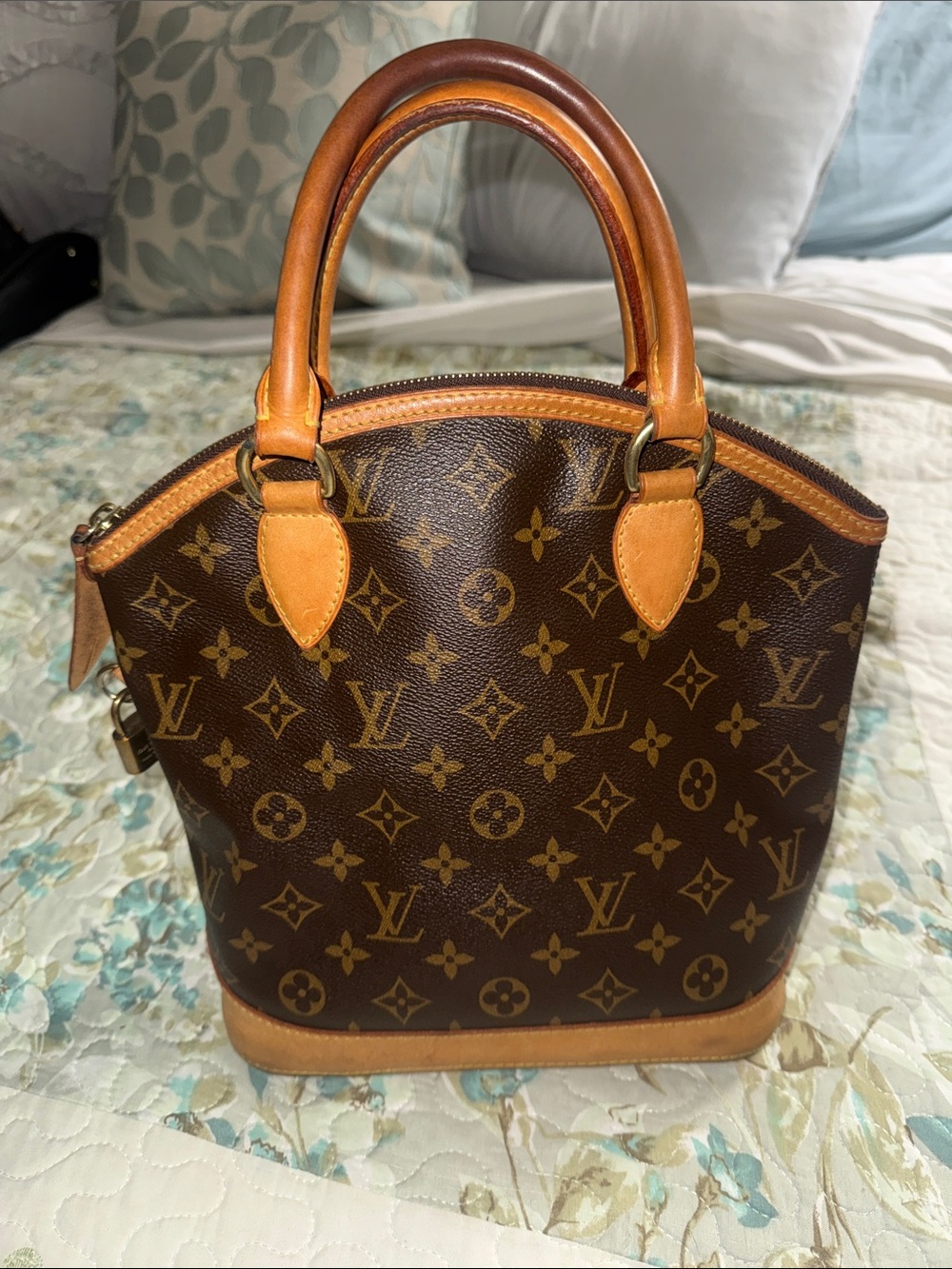 Louis Vuitton Lockit Brown Monogram Shoulder Bag